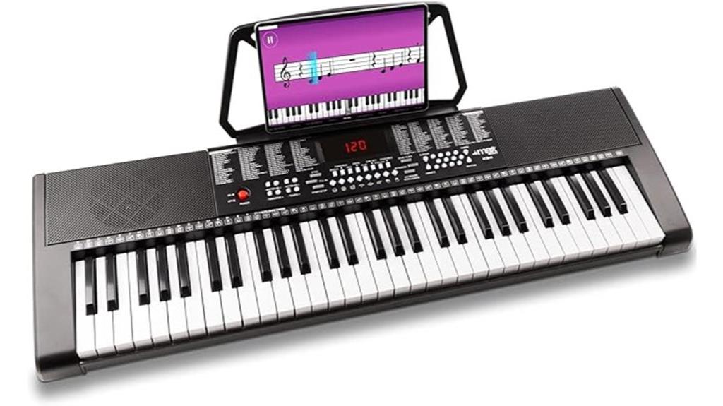 max kb4 portable and wireless beginner s keyboard 61 keys